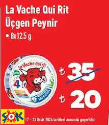 LA VACHE QUİ RİT ÜÇGEN PEYNİR • 8X12.5 G LA VACHE QUİ RİT ÜÇGEN PEYNİR • 8X12.5 G